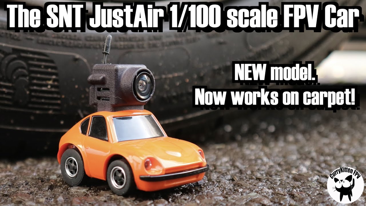 SNT JustAir FPV Car - New model, now runs on carpet!