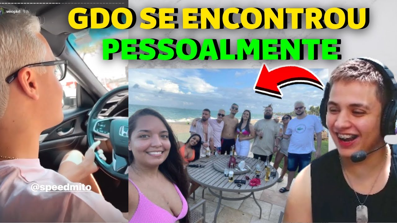 PAULINHO REAGINDO A GDO SE ENCONTRANDO PESSOALMENTE EM RECIFE NO ANIVERSARIO DO BLAUBLAU