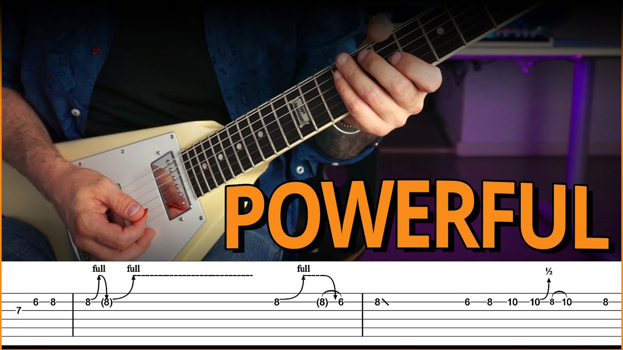 Another POWERFUL Blues Rock Solo with TABS!