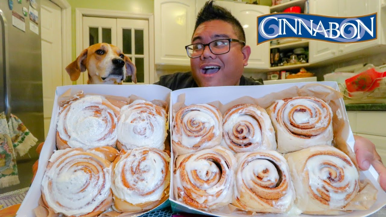 Cinnabon Cinnamon Roll Challenge