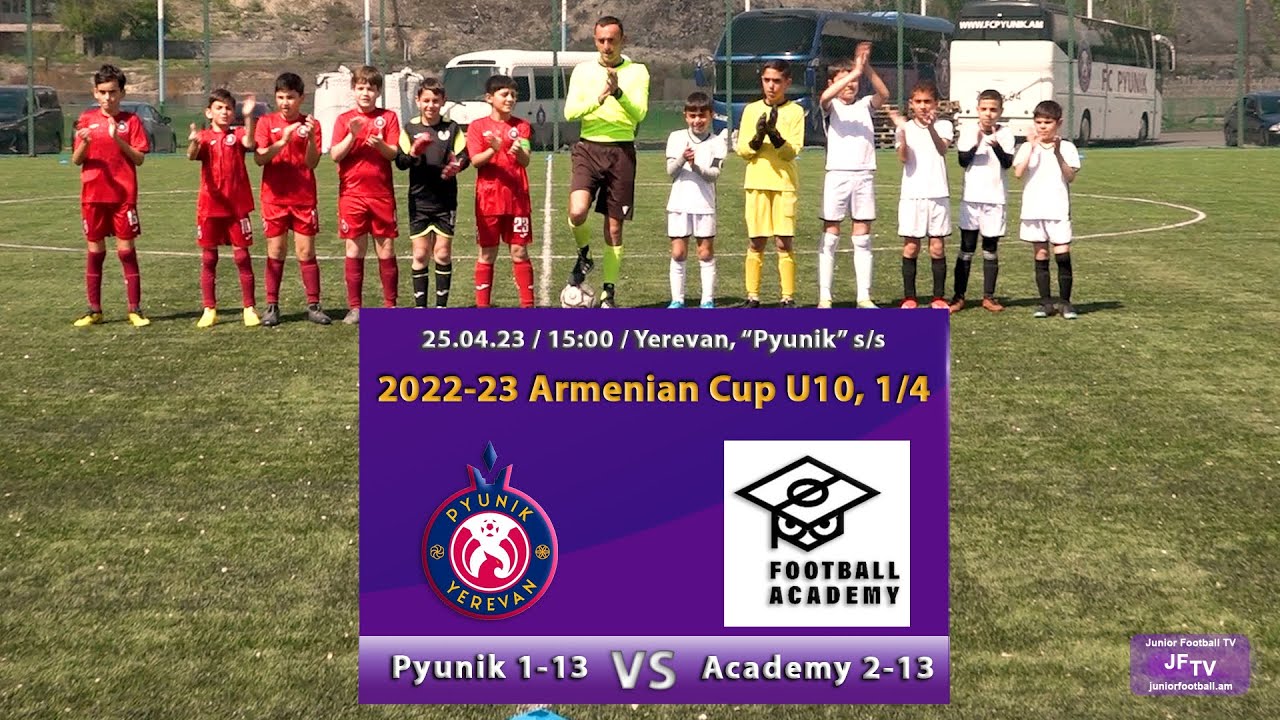 Pyunik 1-13 (4-3) Academy 2-13 (25.04.23) 2022-23 Armenian Cup U10, 1/4
