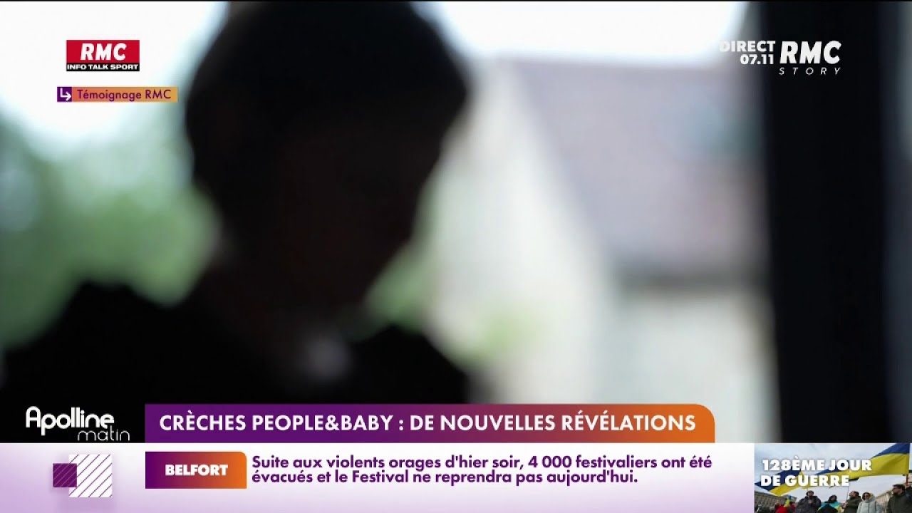 Nouveau t&eacute;moignage RMC &eacute;difiant sur des actes de maltraitances dans les cr&egrave;ches People&Baby.