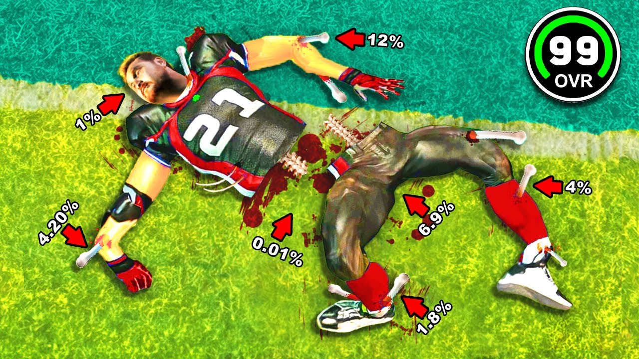 Attempting to get the MOST RARE injuries on star players in Blitz: The League II