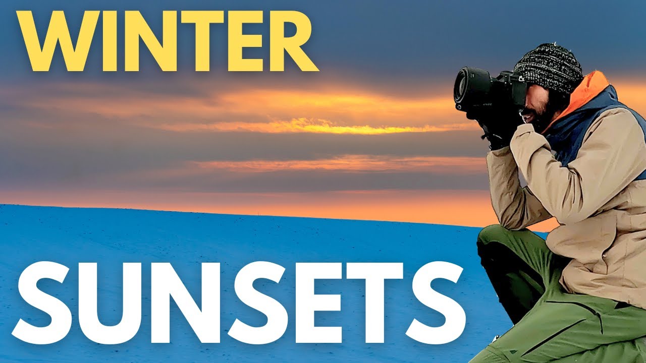 Photographing a Beautiful Winter Sunset in Eastern Europe!