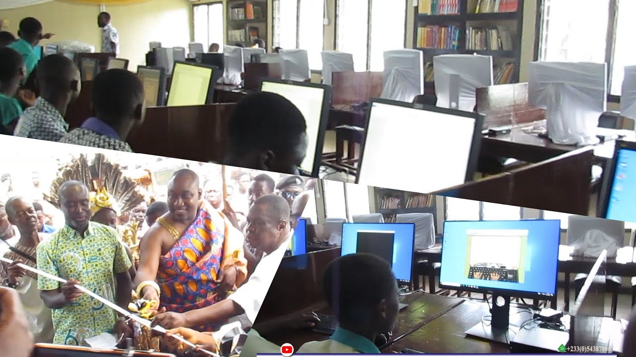 INAUGURATION OF ATEBUBU LIBRARY BY OHEMPON