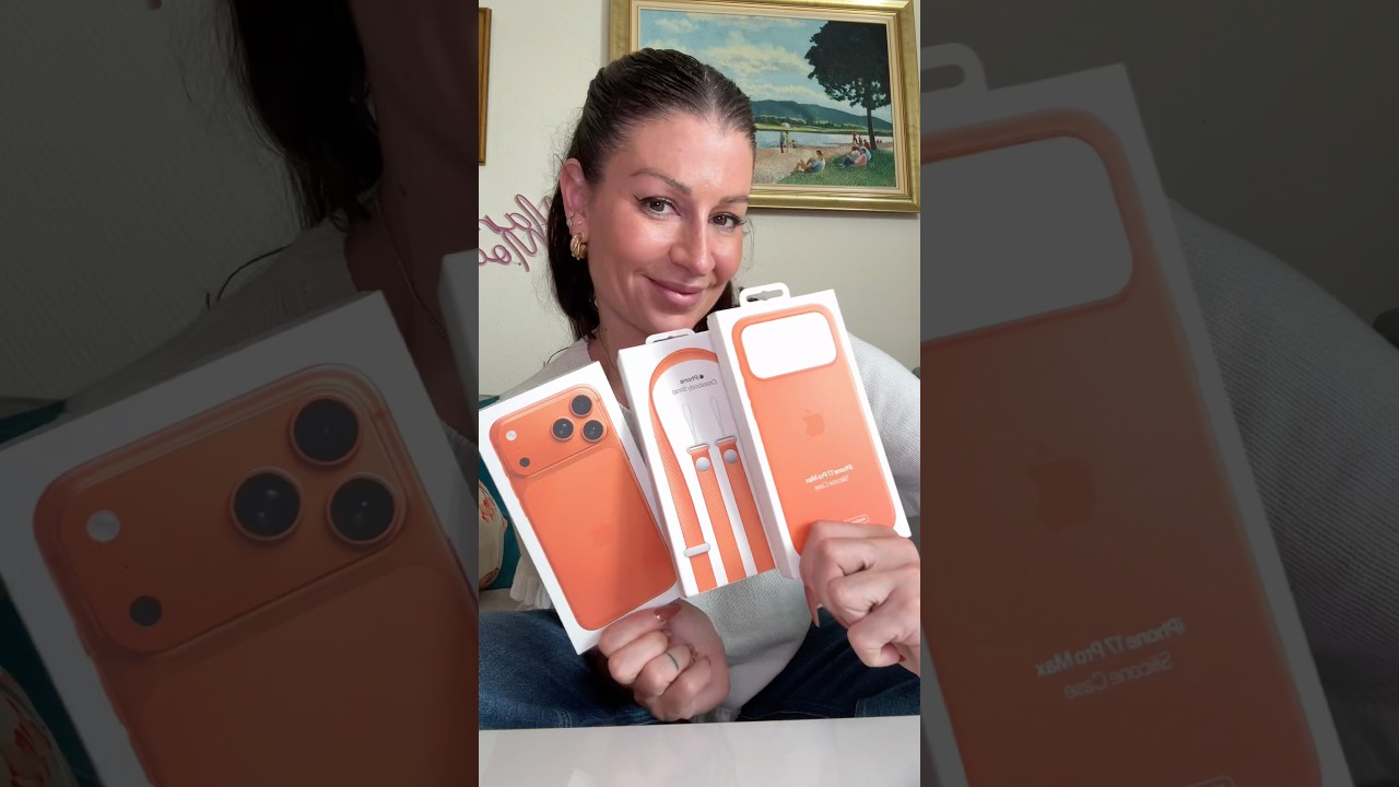Unboxing nouvel IPhone 17 pro max 2T orange et ses accessoires à + de 2750€ !! 🥵