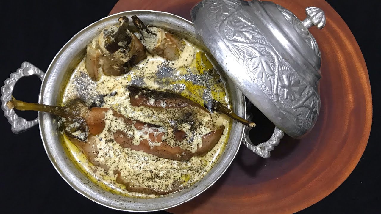 Кашмирский Ванган Яхни | Баинган ки Яхни | Брынжал с творогом | Ванган Яхни, автор Кашмири Заика