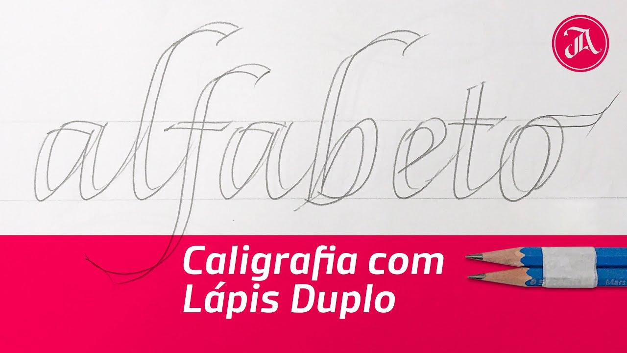 Caligrafia com Lápis duplo
