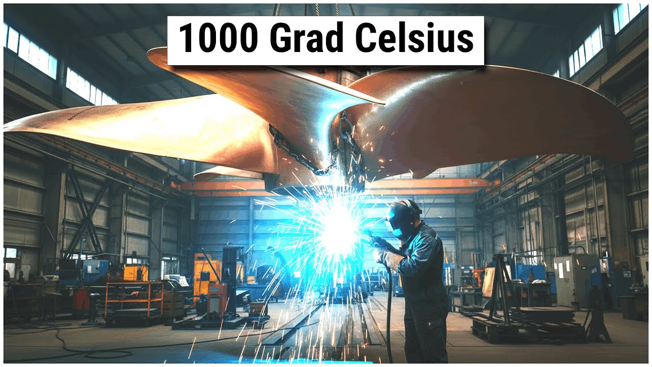 Wie Man Die Größten Schiffspropeller Der Welt Baut