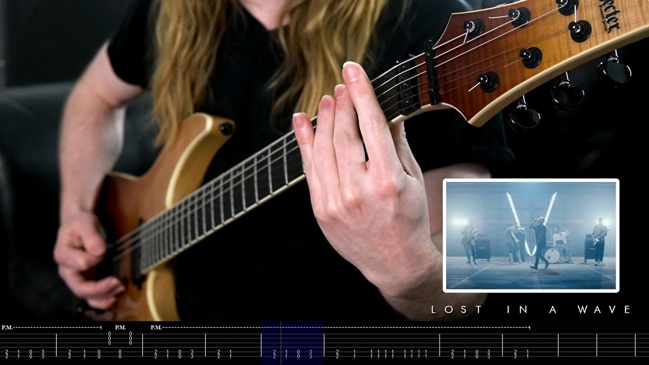 LANDMVRKS - Lost In A Wave (Guitar Cover + On-Screen Tabs)