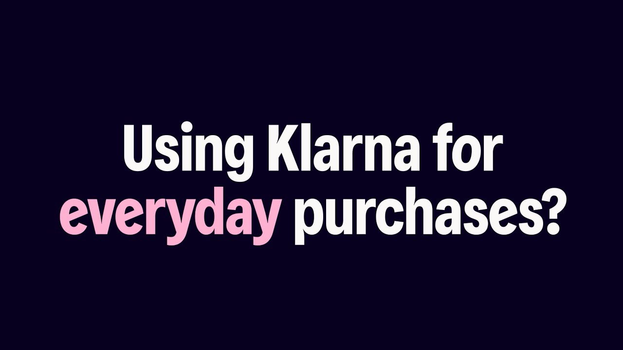 Klarna Card | Add money to your balance