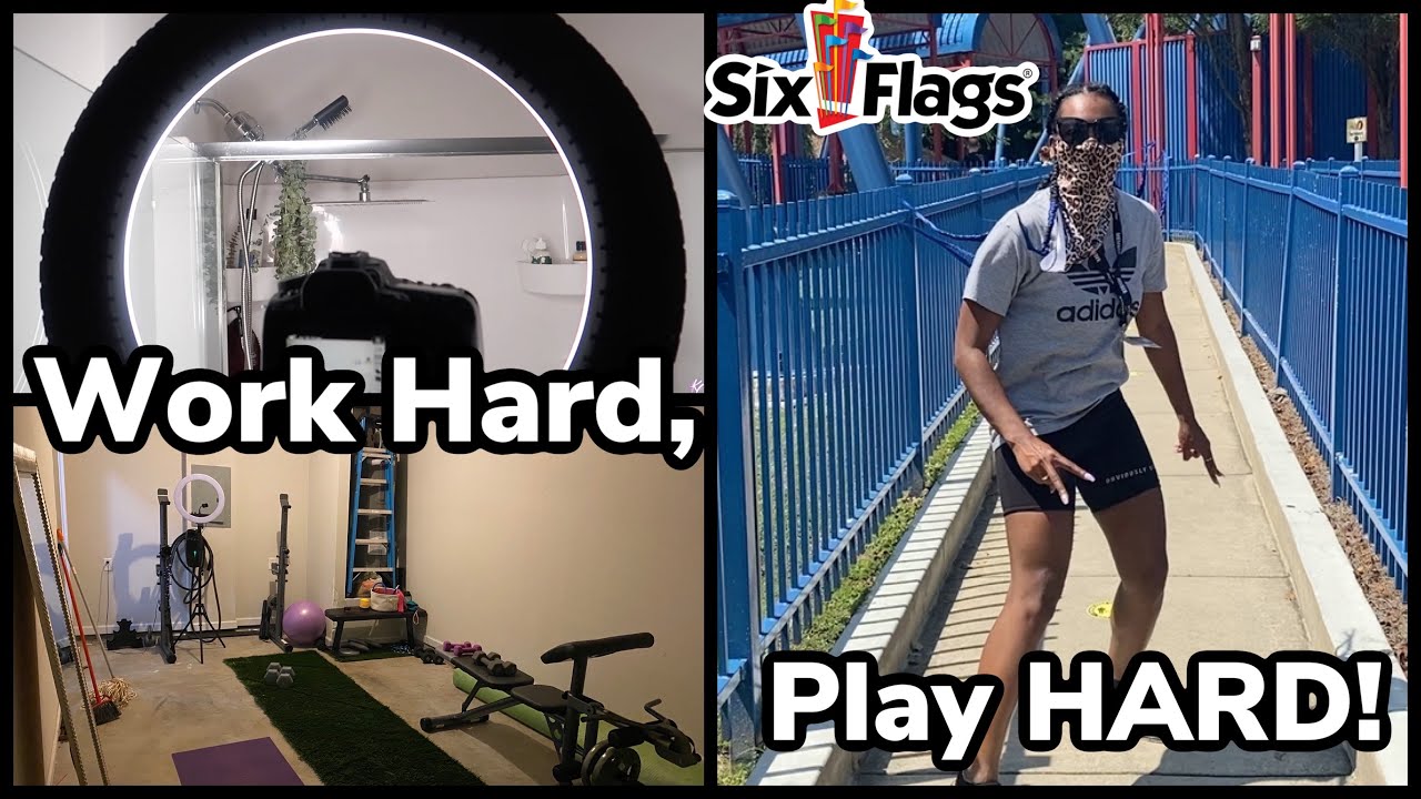 #KickinItWithKim 💕 Garage Gym Setup, Six Flags, Bathroom Filming BTS & Virtual Whiskey Tasting