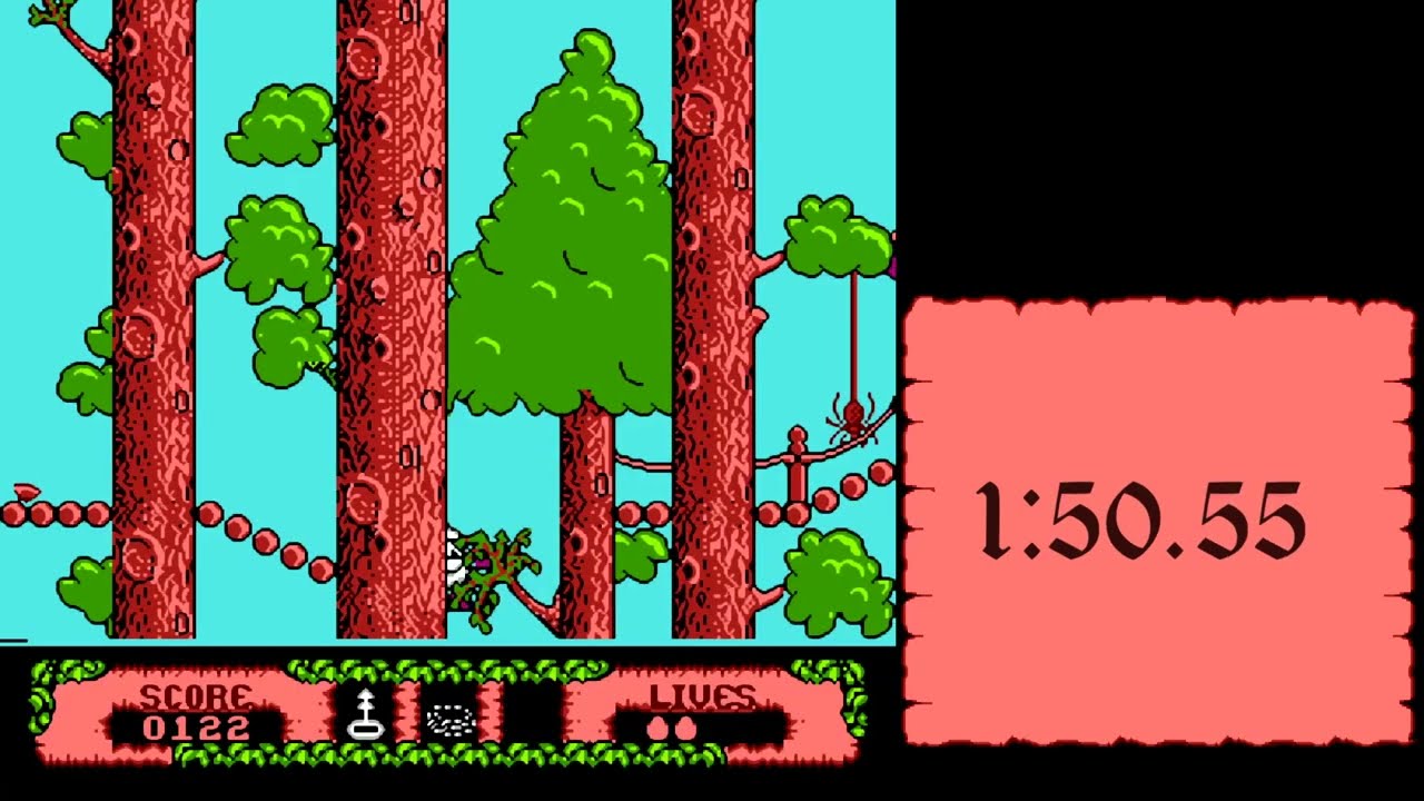 Fantastic Adventures of Dizzy (NES) WR in 51:02 by Kanabei