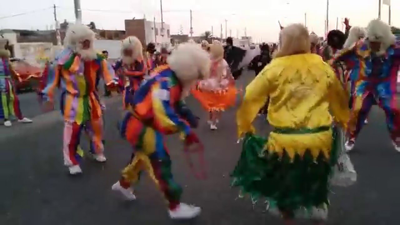 DANZA DE DIABLOS ESCOLTA DE LA VIRGEN CANDELARIA DEL SOCORRO - HUANCHACO - BAJADA QUINQUENAL 2015
