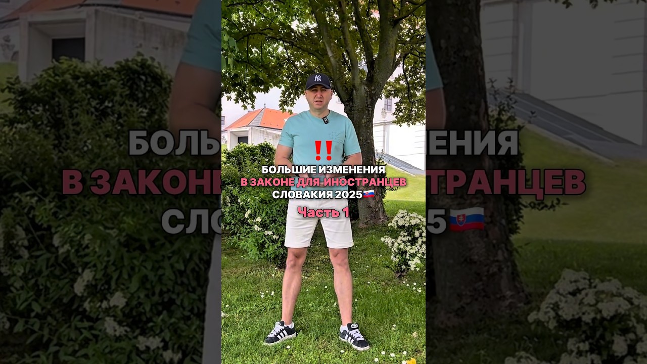Словакия 2025. Большие изменения в законе для иностранцев. #евросоюз #европа #бизнес #словакия #ес