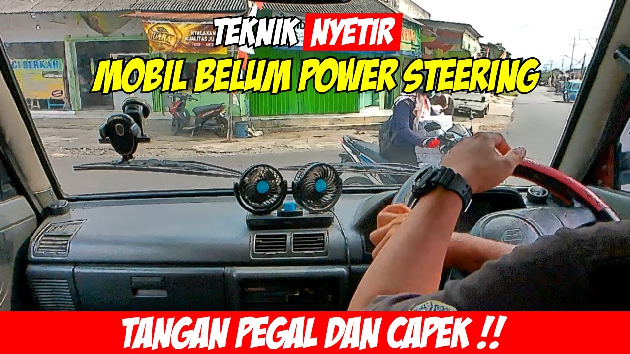 Pertama di Indonesia!! Teknik Nyetir Mobil Manual Belum Power Steering