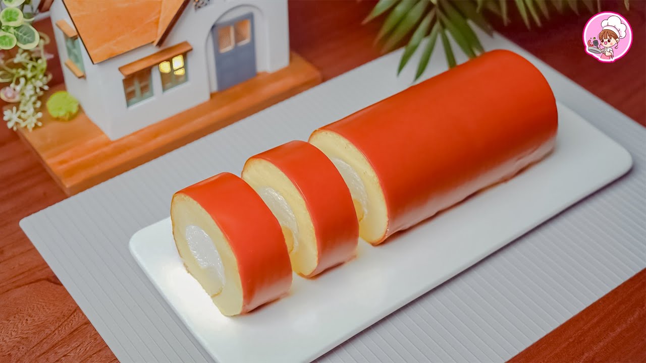 Caramel Glaze Cake Roll Recipe | Sukaw Cooks