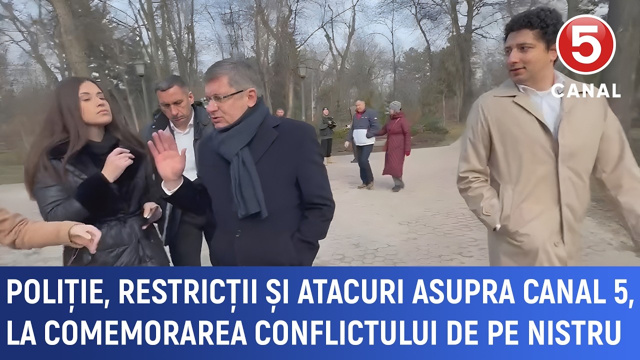 Poliție, restricții și atacuri asupra CANAL 5, la comemorarea conflictului de pe Nistru