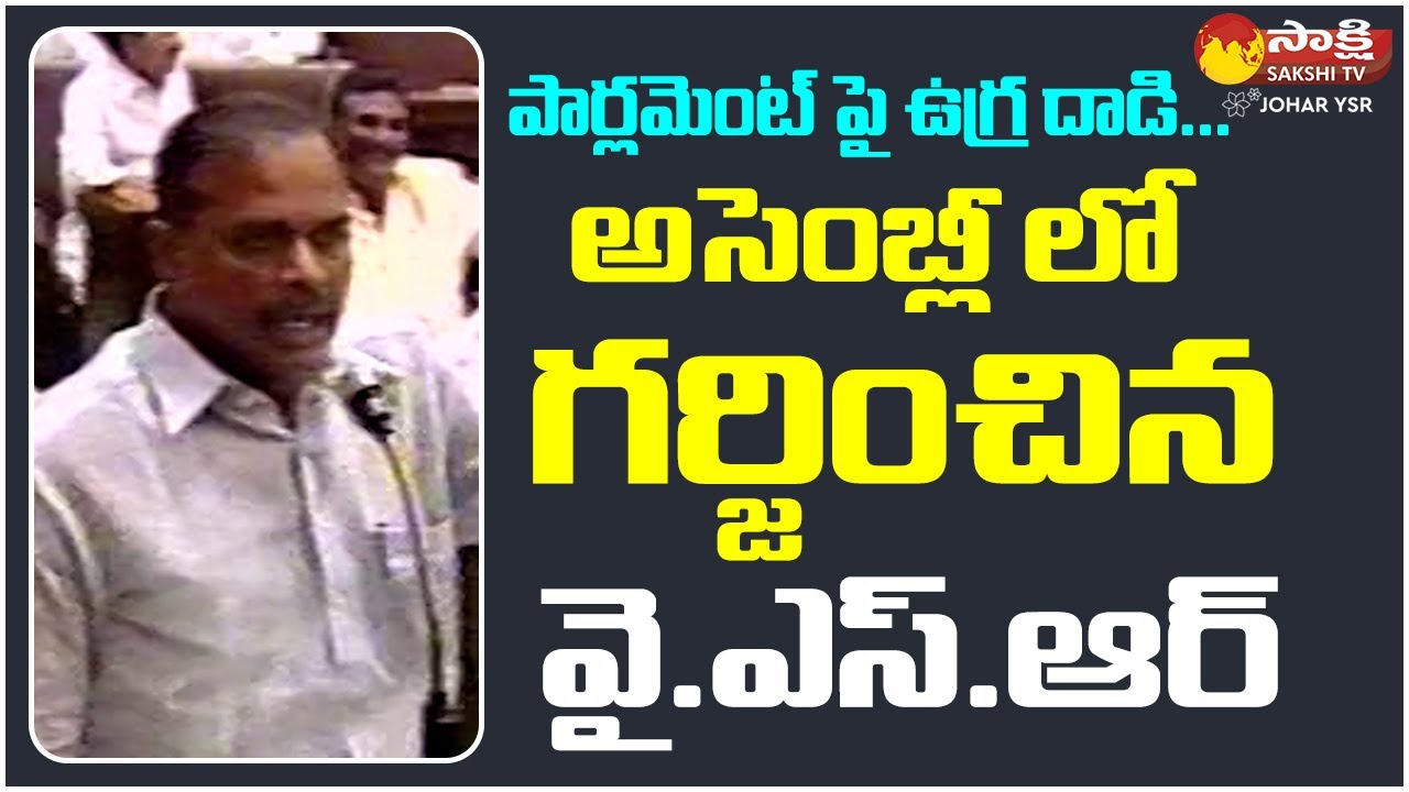 YS Rajasekhara Reddy about Parliament Incident 2001 | Johar YSR