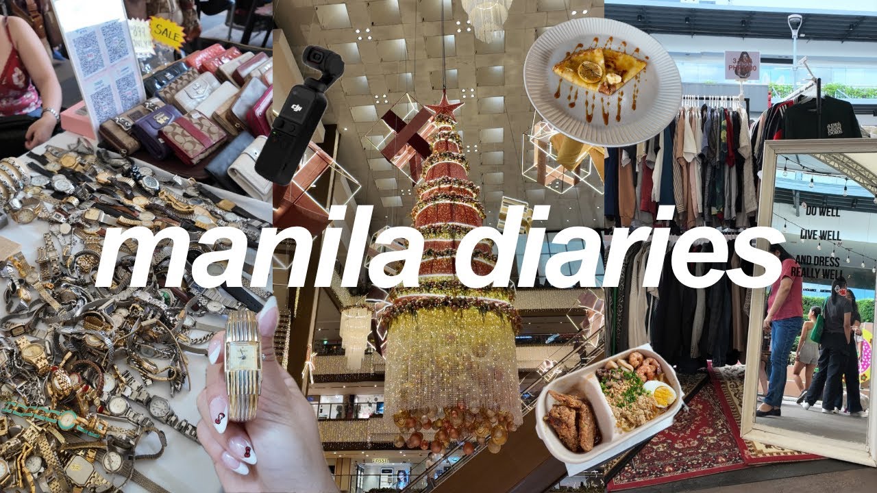manila diaries 🎀🧸 holiday parties, nirvana collective flea market, editor&rsquo;s market, and more