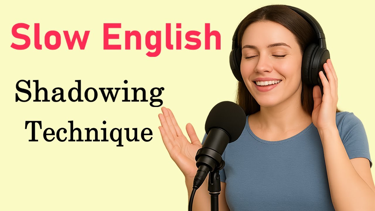 Slow English Listening | Daily Fluency Training | Shadowing Technique