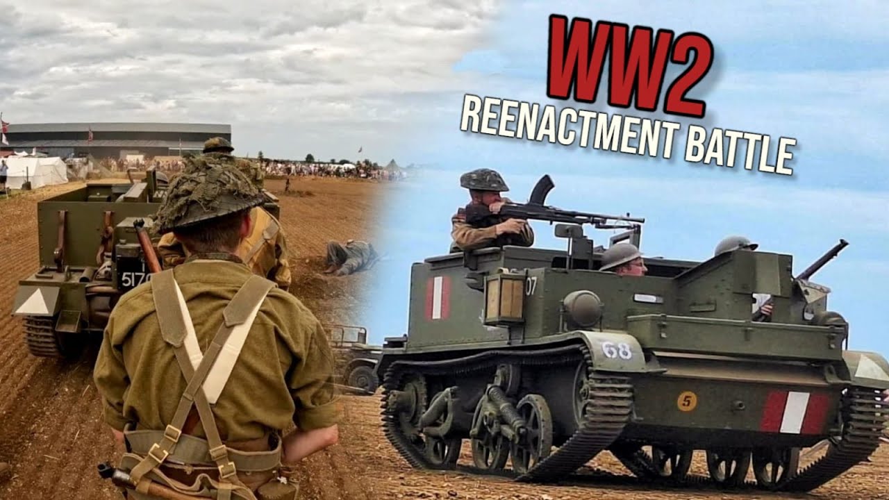 WWII Reenactment: Bren Carrier Action at Crowland & Thorney