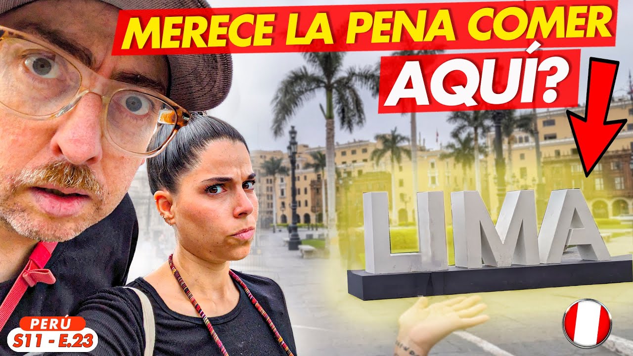 🇪🇦 ESPAÑOLES COMIENDO EN LIMA 🇵🇪 ¿es TAN BUENA la gastronomía de Lima como dicen? 🤔