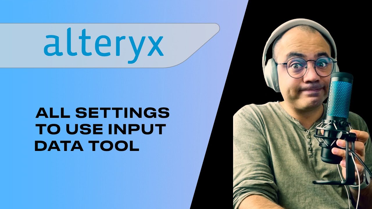 ALTERYX - Все настройки для использования инструмента ВХОДНЫЕ ДАННЫЕ