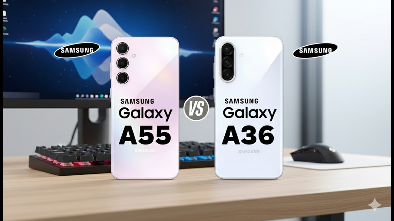 Samsung A36 vs A55 – Full Comparison | Camera, Performance, Battery, Display & More