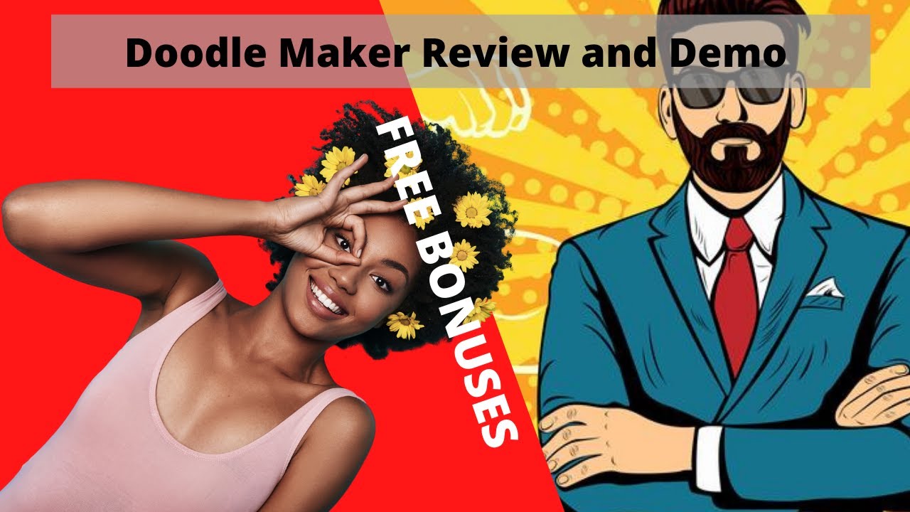 Doodle Maker Review and Demo   Doodle Maker Videos Made With AI with best bonuses