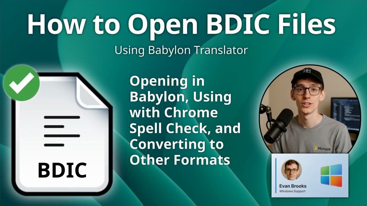 Расширение файла BDIC: как открыть файлы словарей Babylon