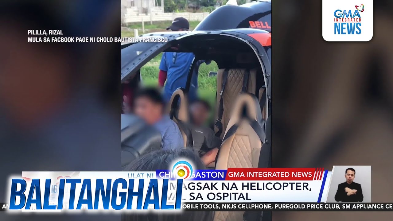 2 dead in Pililla, Rizal chopper crash | Balitanghali