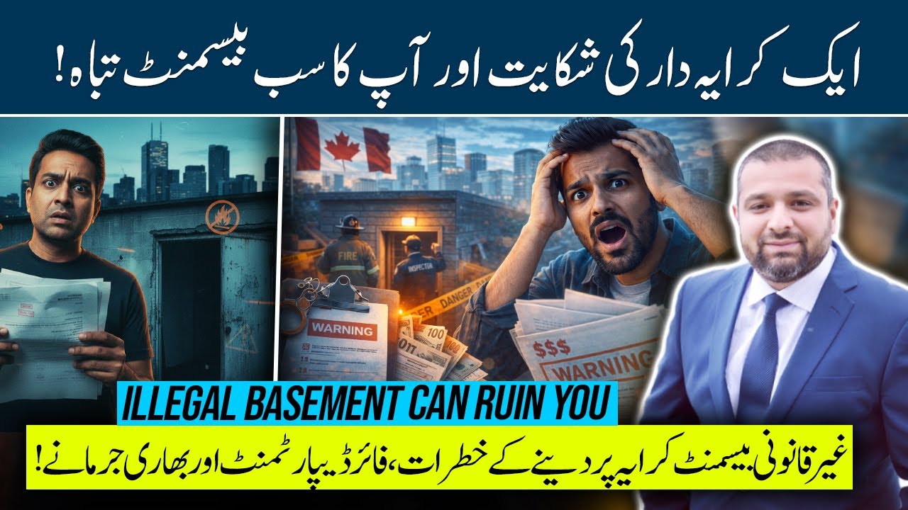 Tenant Complained to the City? 🚨 Illegal Basement Can Ruin You in Canada | Yasir Kay Sath