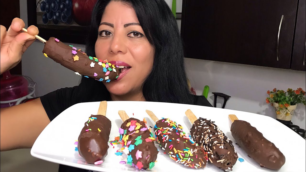 🍌ASMR CHOCÓ BANANAS  FÁCIL Y DELICIOSAS🍌🍫