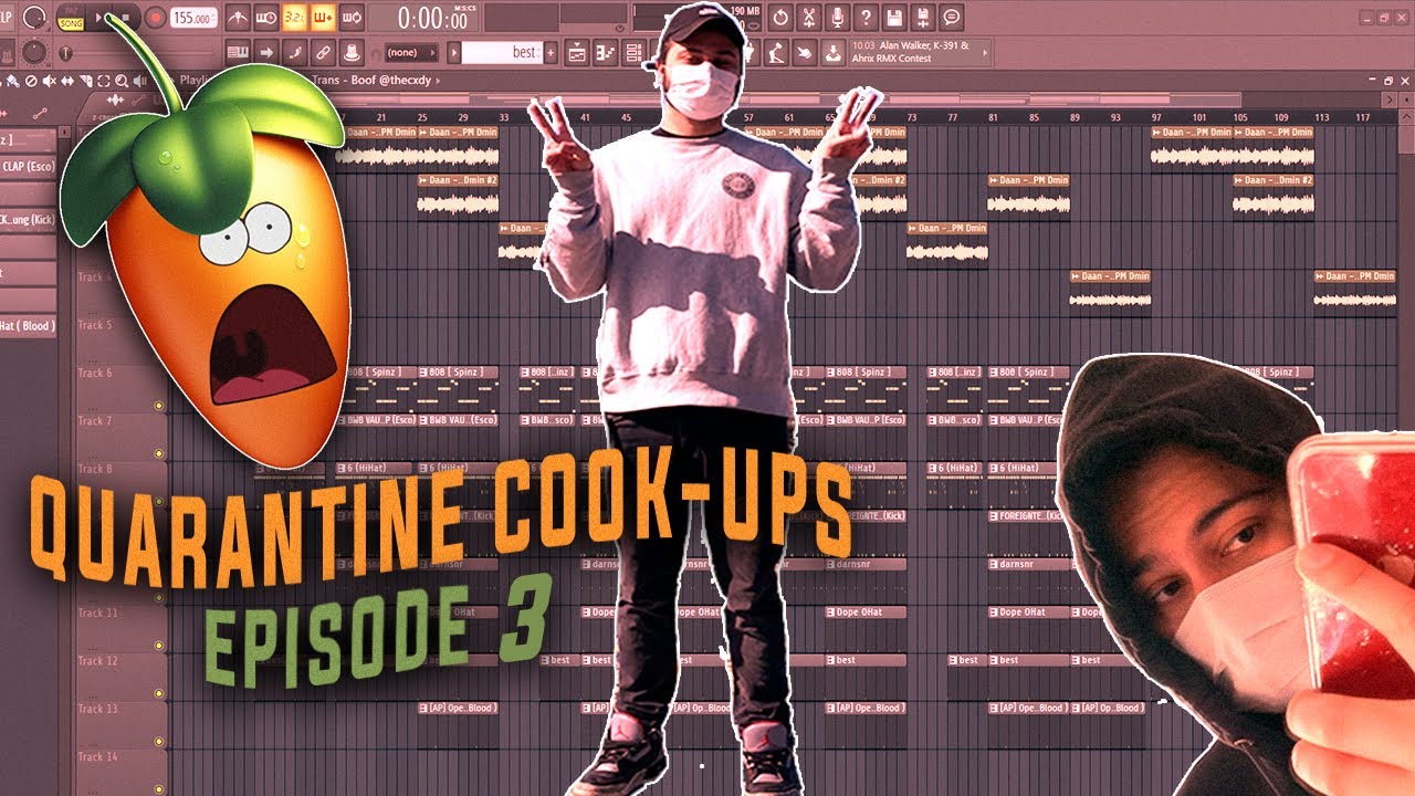 QUARANTINE COOKUP EP 3 | E-TROU MAKES A PIANO BEAT FROM SCRATCH