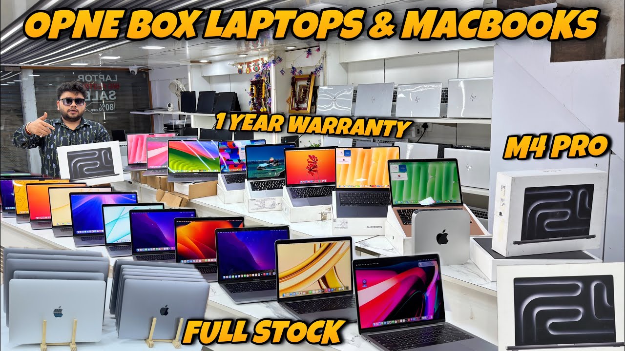 Open Box Laptop & MacBook Starting ₹14000 | Second hand laptop MacBook Market in Nehru Place Delhi