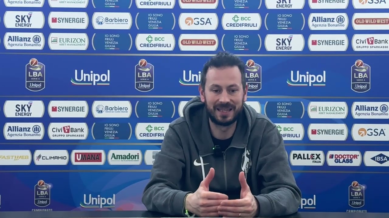 Virtus Bologna-Apu Udine, la presentazione dell'assistant coach Gerosa