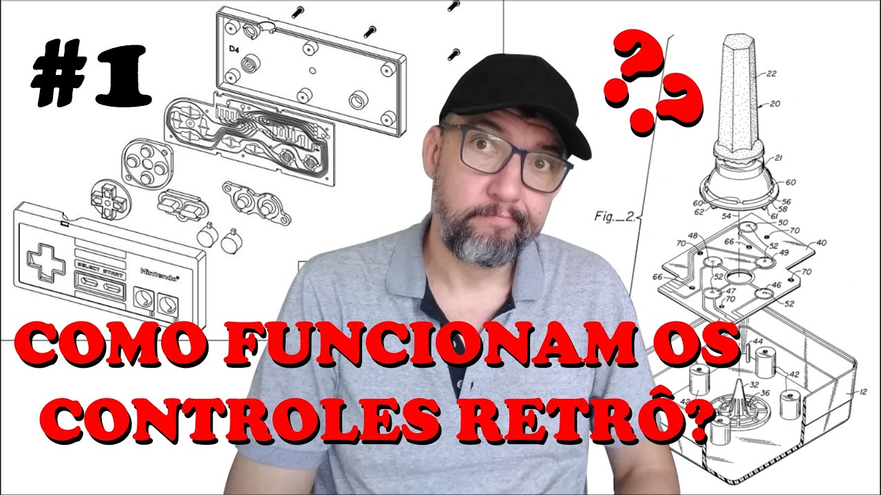POR DENTRO DOS CONTROLES DO ATARI 2600, ODYSSEY, MASTER SYSTEM E NINTENDINHO