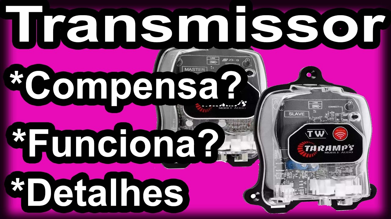 Transmissor de áudio Taramps em detalhes + rack móvel + dicas importantes