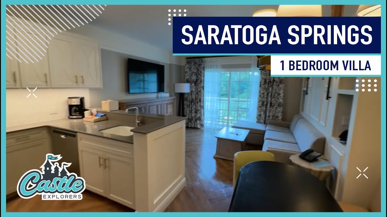 Walt Disney World Saratoga Springs 1 Bedroom Villa Tour Walkthrough