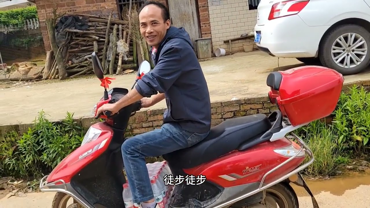 流浪全国炸爆米花，今天走了25公里，累趴下了😂，路边的竹笋都是假的。