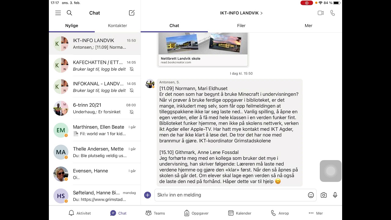 Sl&aring; av varsler teams og outlook