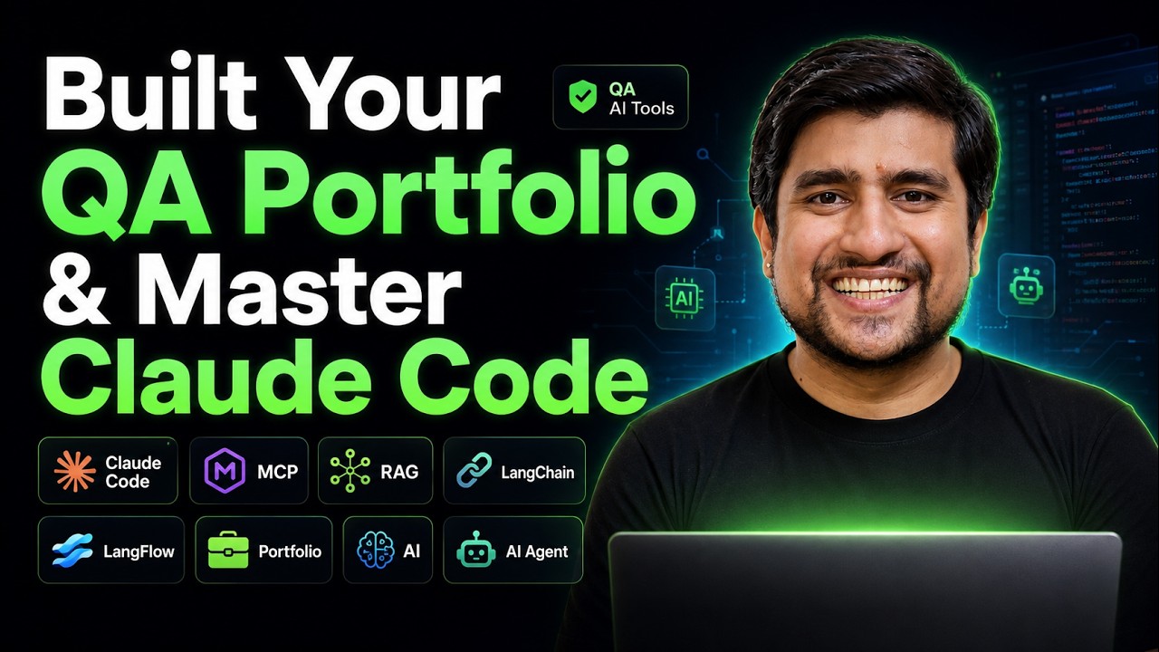 Build Your QA Portfolio & Master Claude Code Part 1 &ndash; LIVE Session