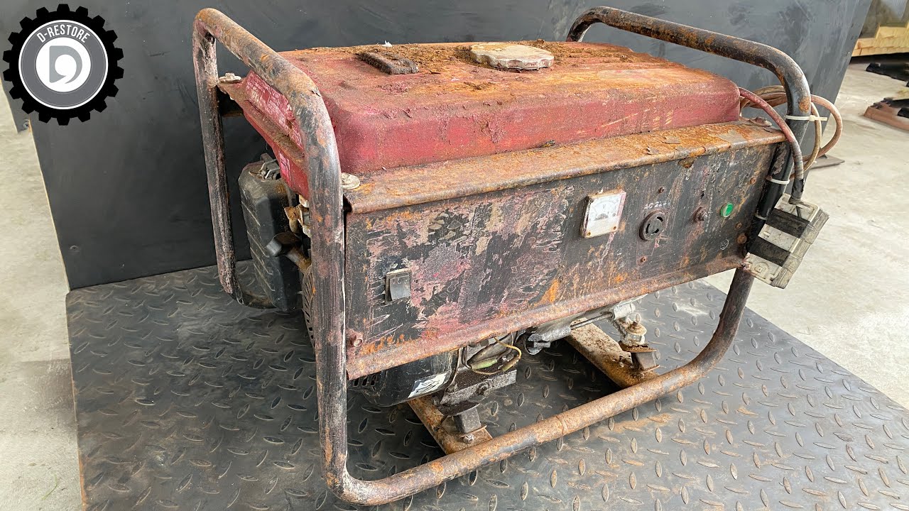Complete Restoration of ELEMAX 6.5HP Generator Abandoned For Years // Perfect Restoration Skills!