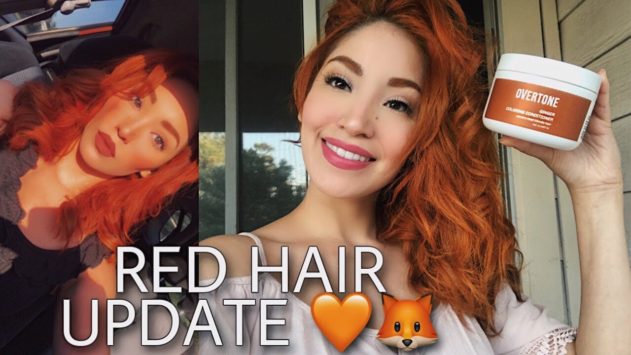 HOW I KEEP MY RED HAIR FROM FADING UPDATE | Overtone Review