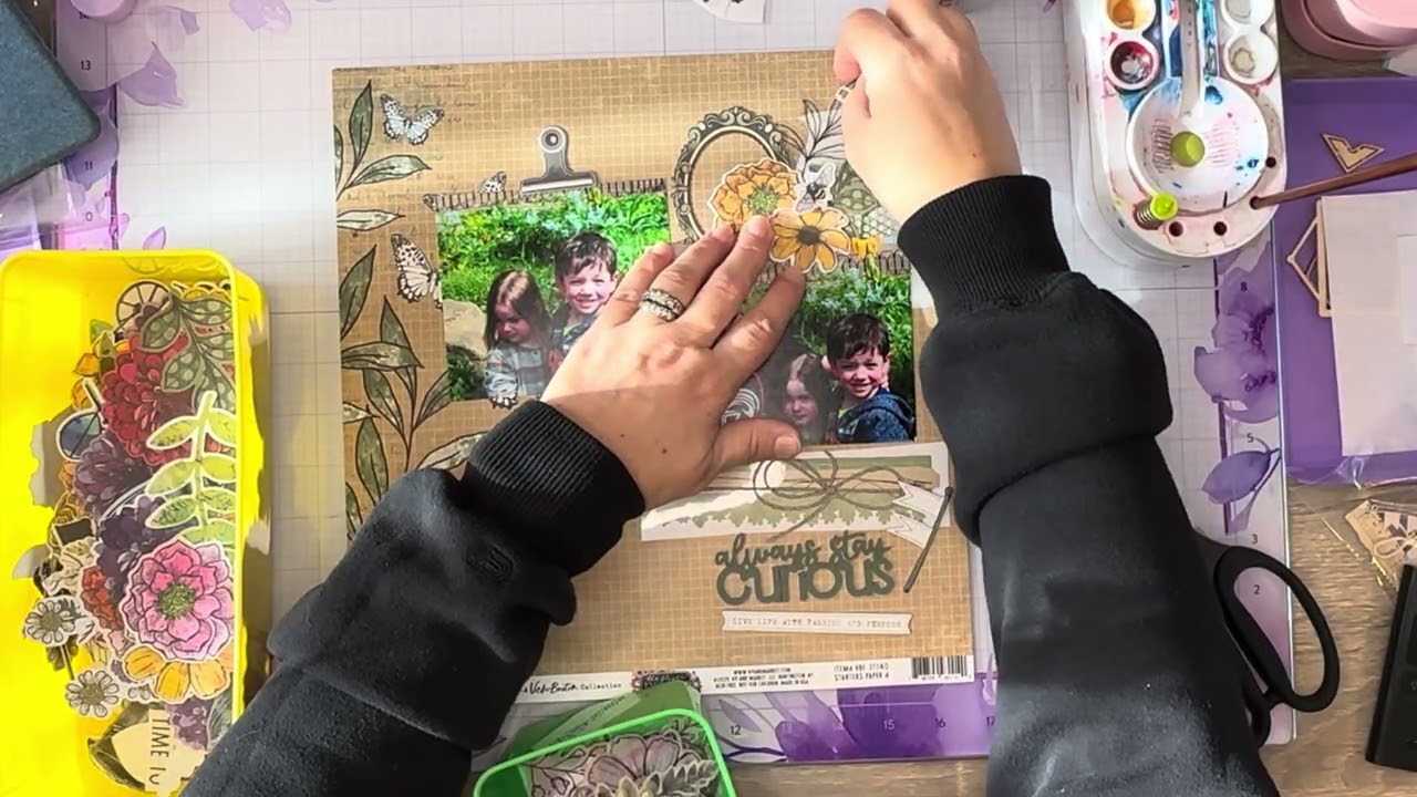 Bramble Fox Spring Challenge Layout