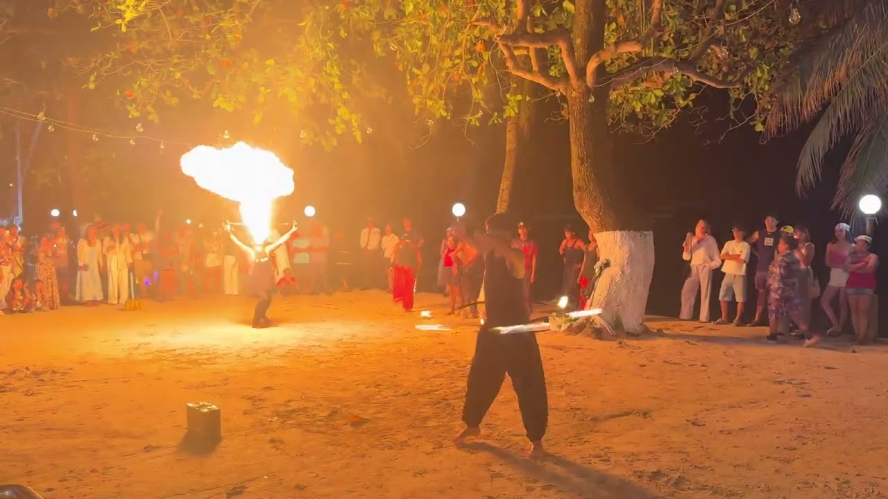 FULL SHOW: Watch the Complete 7-Minute Fire Dance Performance on Alona Beach, Bohol (No Cut)