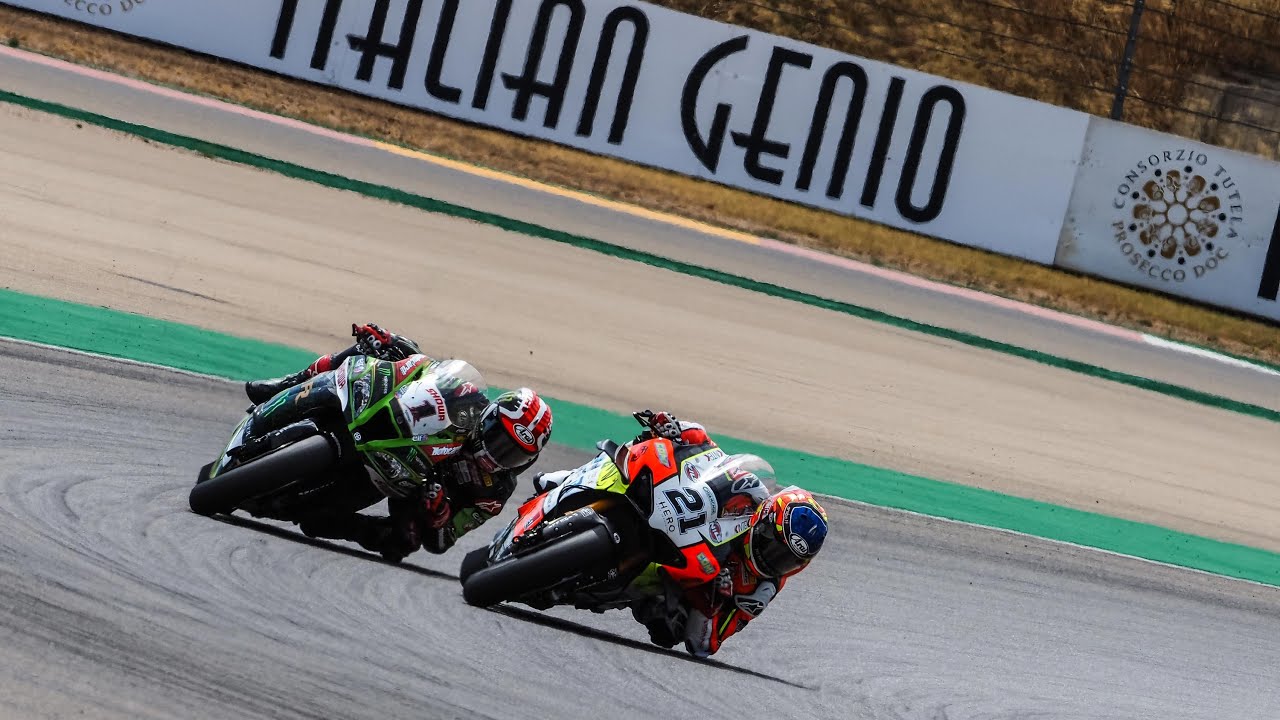 Последние круги гонки 2 на #TeruelWorldSBK