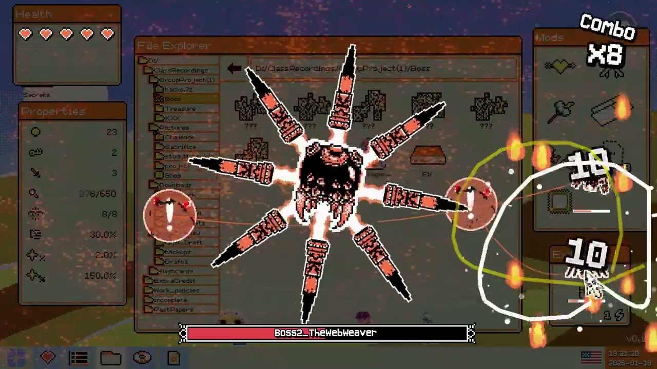 Identifile  Desktop Dungeon - The Web Weaver (hitless)