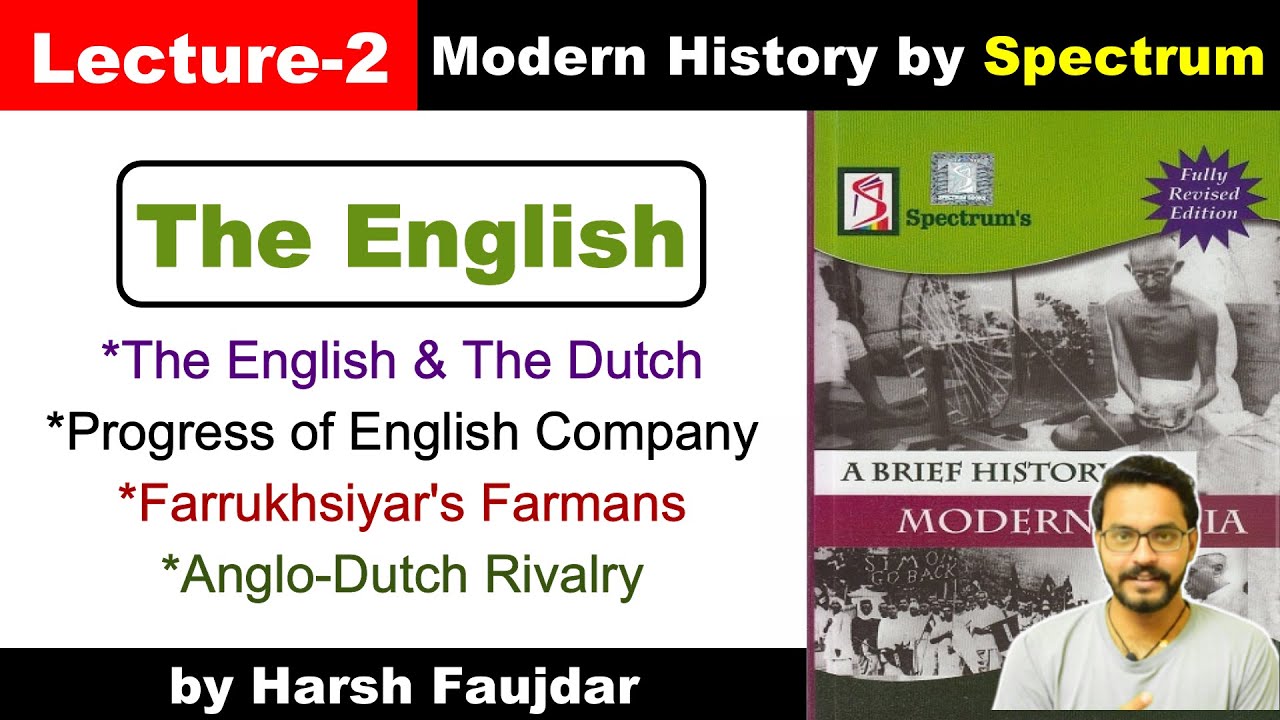H2- The English & The Dutch | Advent of Europeans in India | Modern History by Spectrum